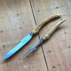 Vintage A J Jordan AAA1 Small Carving Set Sheffield 1890’s-1920’s