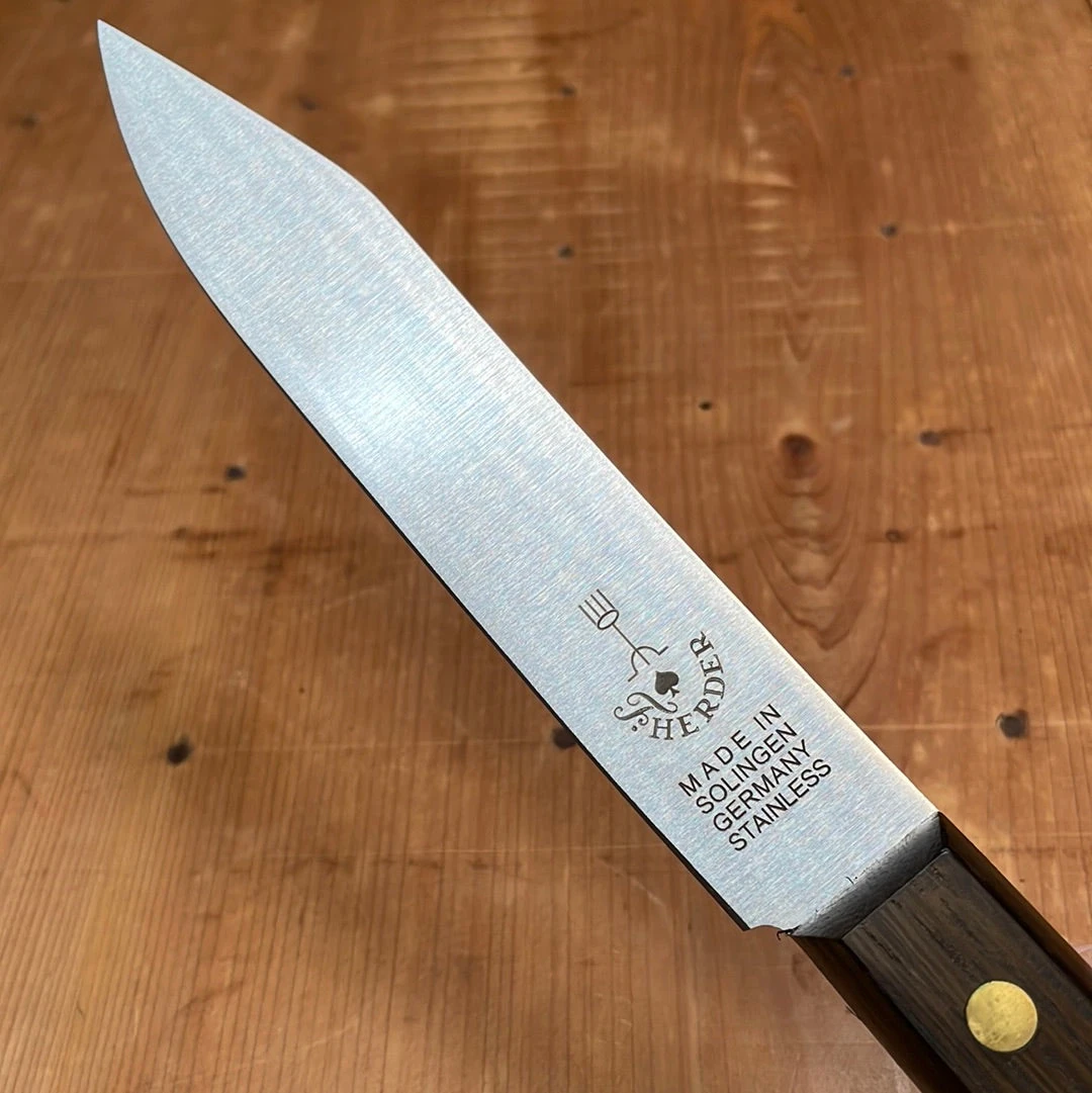 Friedr Herder 6" Wide Fillet Stainless Steel Flexible Black Oak Spade Rivet - Image 4