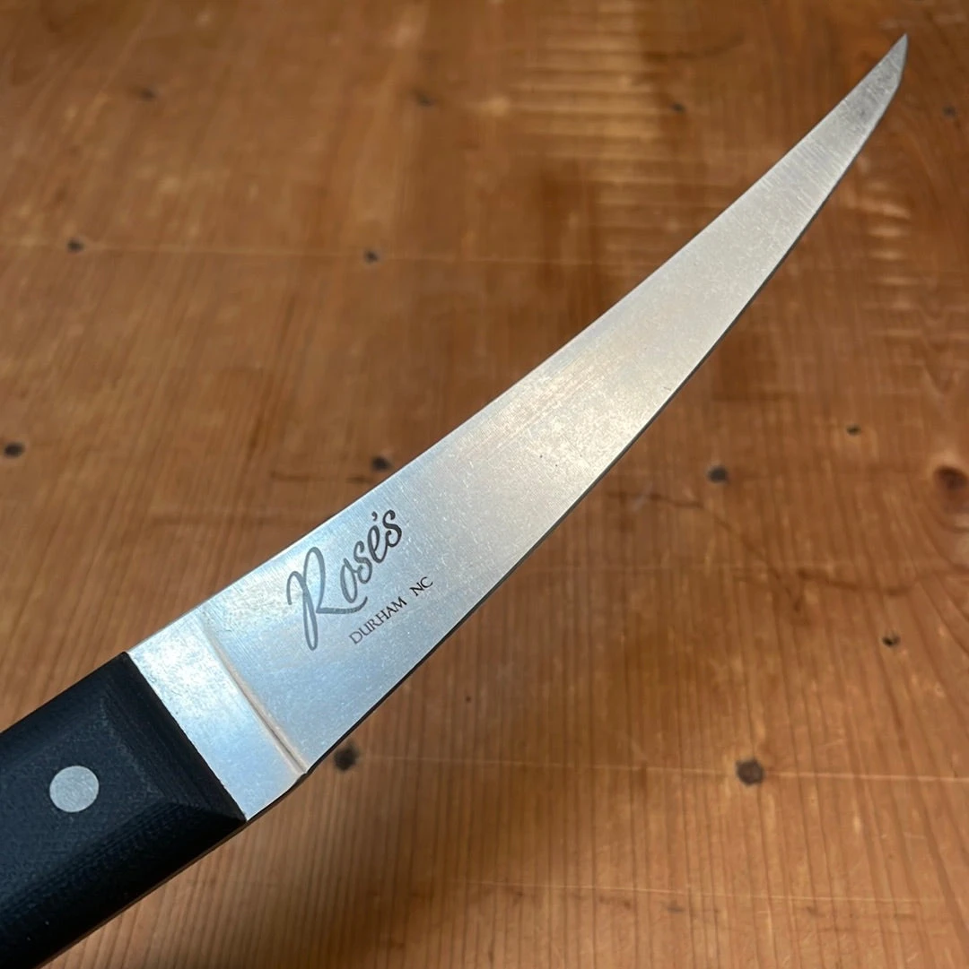 Silverthorn 6" Boning BD1 Stainless Steel Black Micarta Handle - Image 3