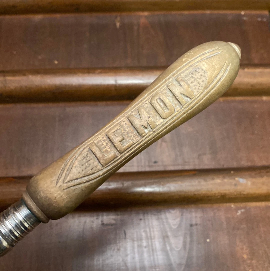 Vintage John Sanderson & Son Lemon Knife Silverplate Sheffield 1887-1927 - Image 4