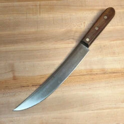 Vintage Dexter 10" Scimitar Carbon Steel Hollow Ground Rosewood 1950's-70's