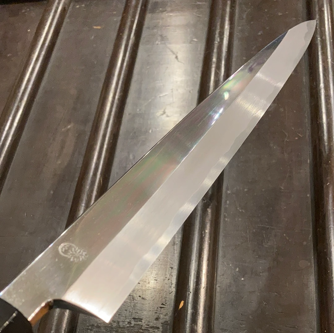 Sakai Kikumori Choyo 300mm Yanagi Shirogami 2 With Saya - Image 5