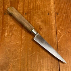 Vintage Nogent Style 3.5" Paring Carbon Steel 'Hand Forged' With Dagger 1950-60's?