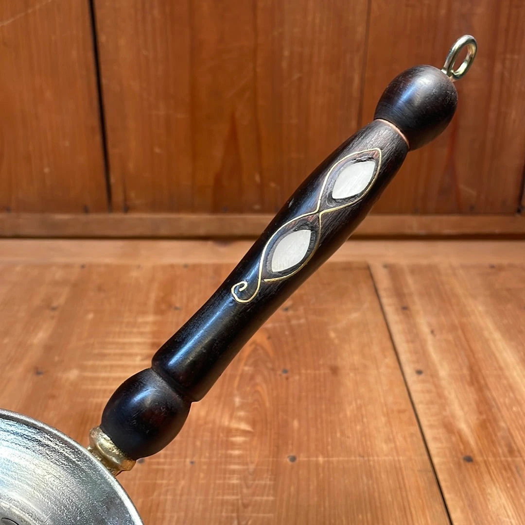 Kulhan Hand-carved Nickel And Copper Turkish Coffee Pot - Image 3