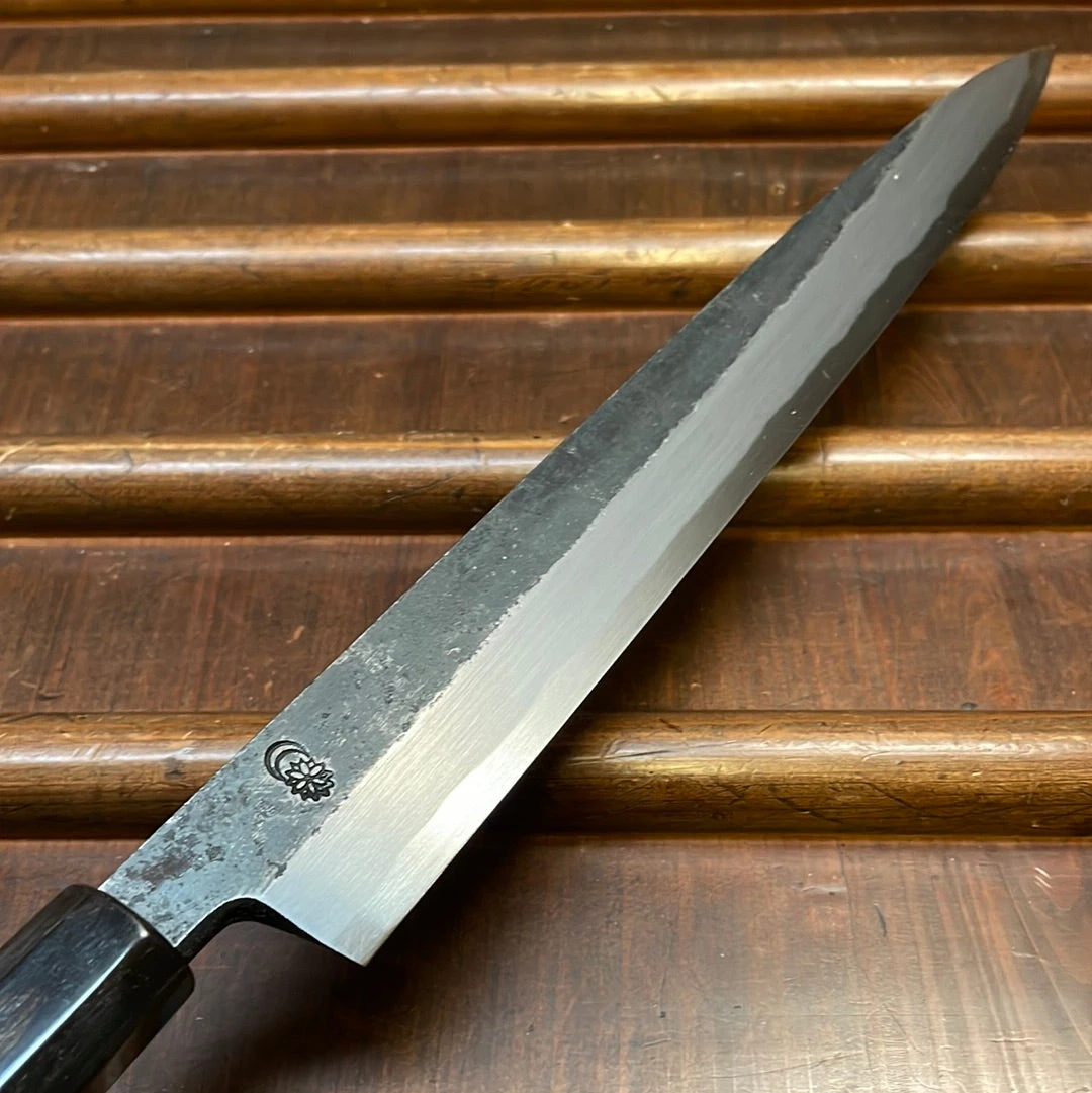 Sakai Kikumori Kikuzuki Kuro 270mm Yanagi Shirogami 2 - Image 4