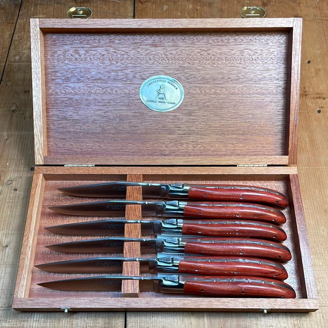 Fontenille Pataud Laguiole Steak Knife Set Of 6 Rosewood - Image 5