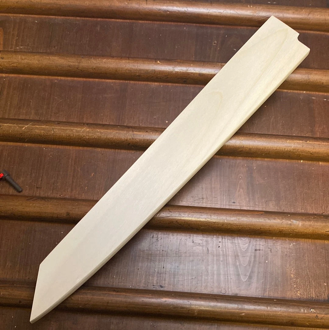 Hitohira Mumei 300mm Kiritsuke Yanagi Saya - Ho Wood - Image 3