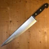 Vintage German 11.5" Hand Forged Carbon Steel Chef Knife ~1950's