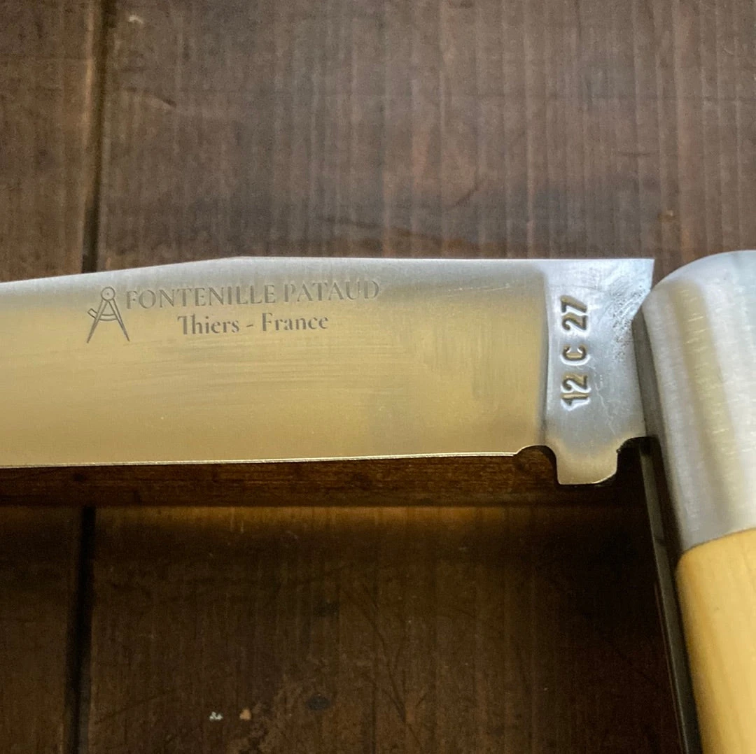 Fontenille Pataud Basque 12cm Pocket Knife Boxwood - Image 4