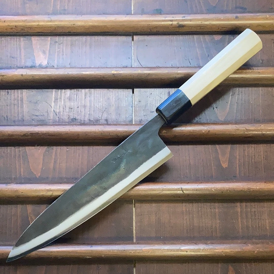 Tosa Tadayoshi / Bernal Cutlery 225mm Gyuto Aogami 1 Stainless Clad Oct Ho/Horn - Image 2