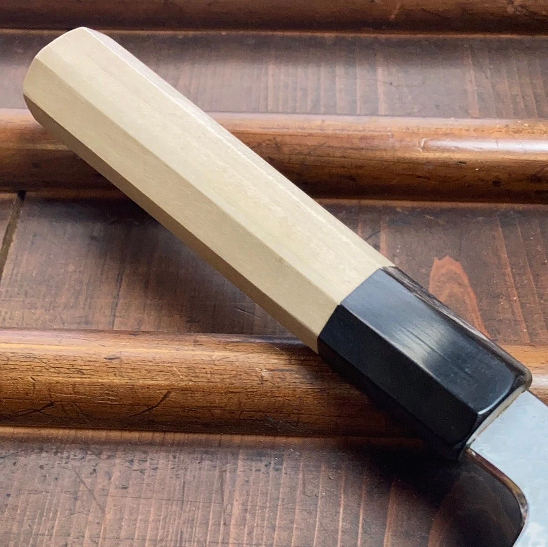 Sakai Kikumori Kikuzuki Uzu 210mm Gyuto Aogami 1 With Saya - Image 3