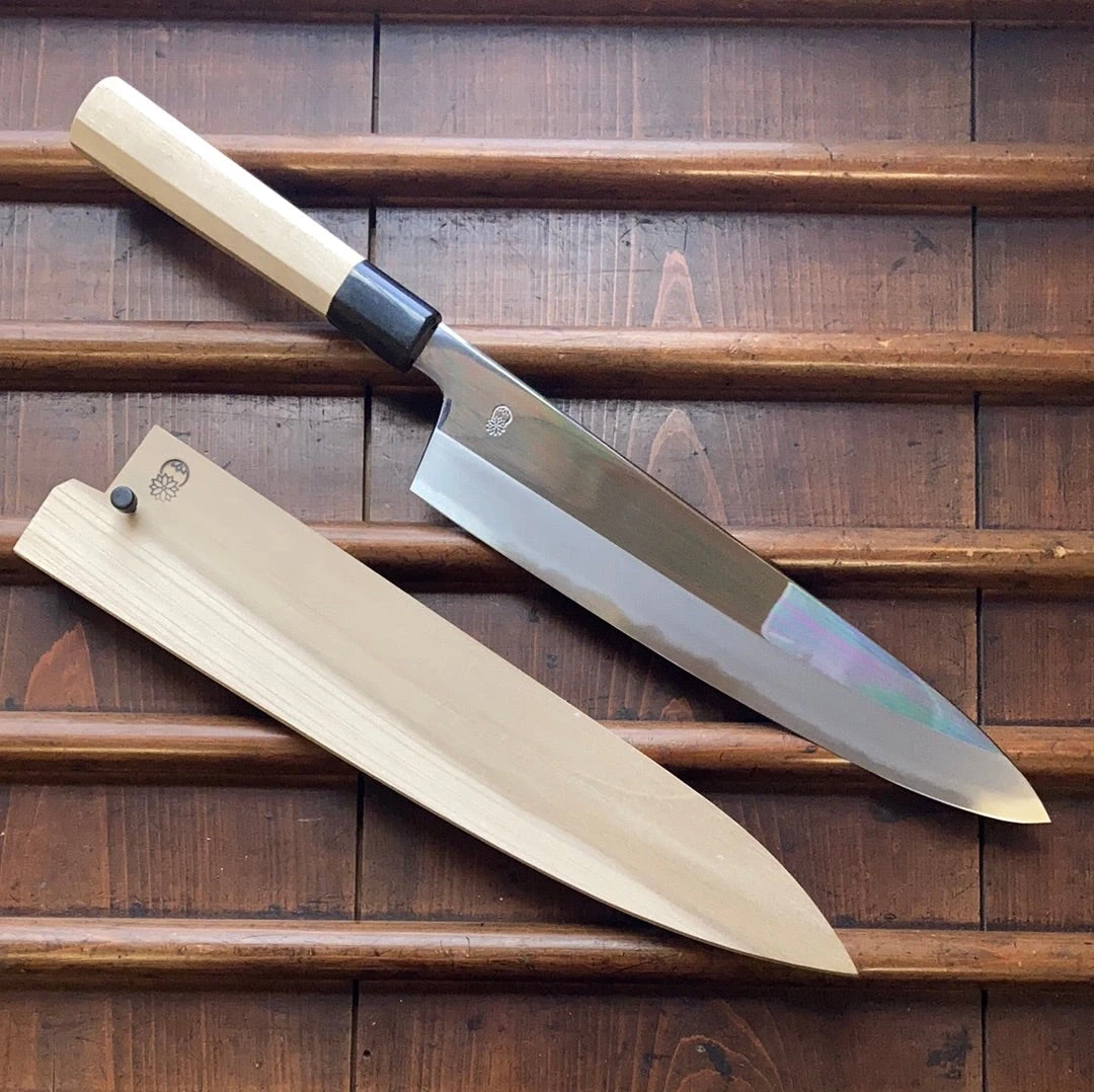 Sakai Kikumori Choyo 270mm Gyuto Aogami 1 With Saya