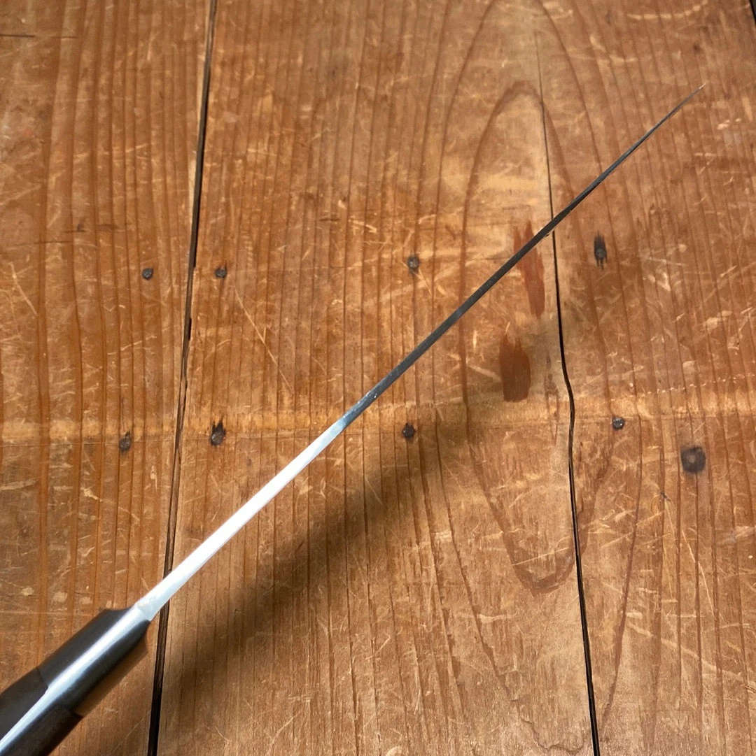 Vintage Sabatier Trumpet / Ancien Maison 7.5” Chef Knife Stainless France 1950’s - Image 4