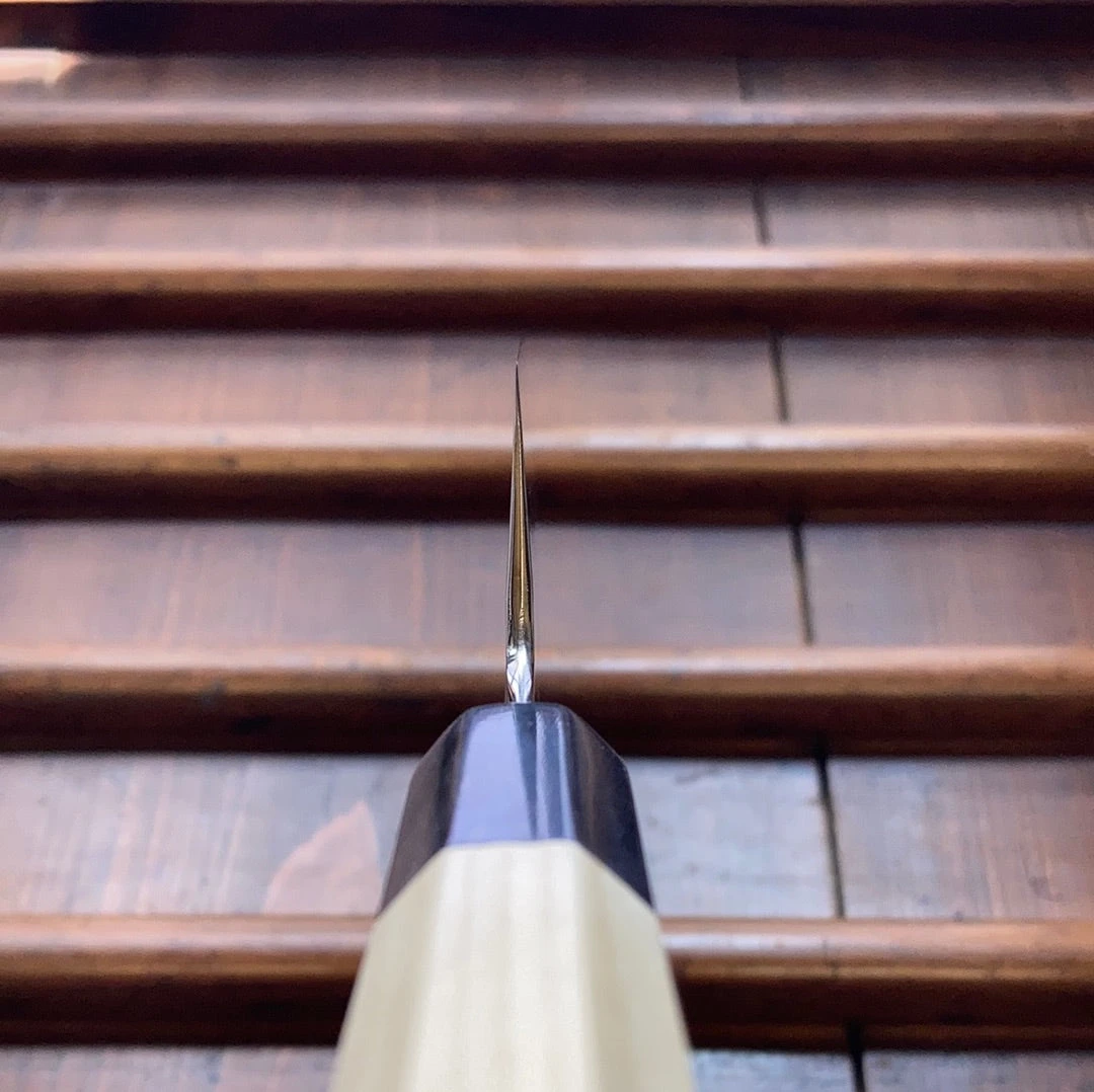 Sakai Kikumori Choyo 180mm Kiritsuke Santoku Ginsanko - Image 10