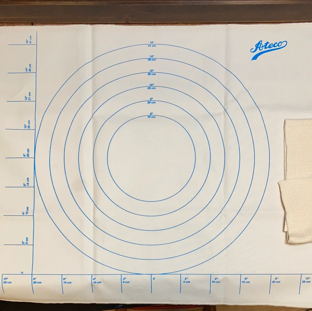 Ateco Canvas Pastry Cloth And Rolling Pin Cover