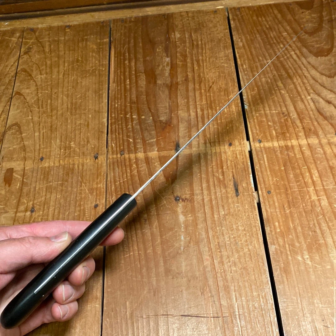 Vintage Dexter Harrington Cutlery Co 9.75" Chef Carbon Steel Gutta Percha 1902-1920's - Image 5