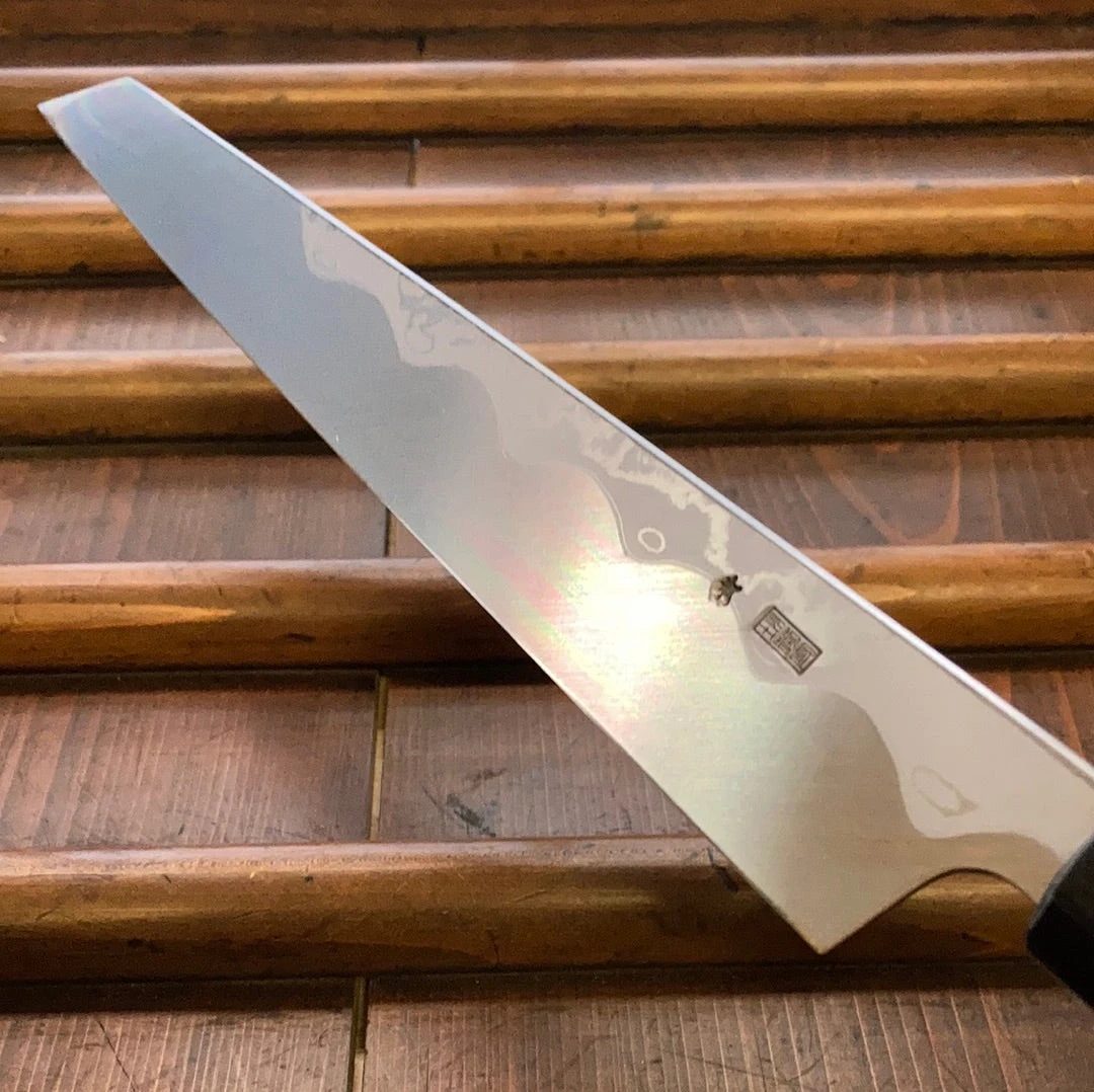 Sakai Kikumori Kikuzuki Uzu 270mm Kiritsuke Yanagi Aogami 1 With Saya - Image 9