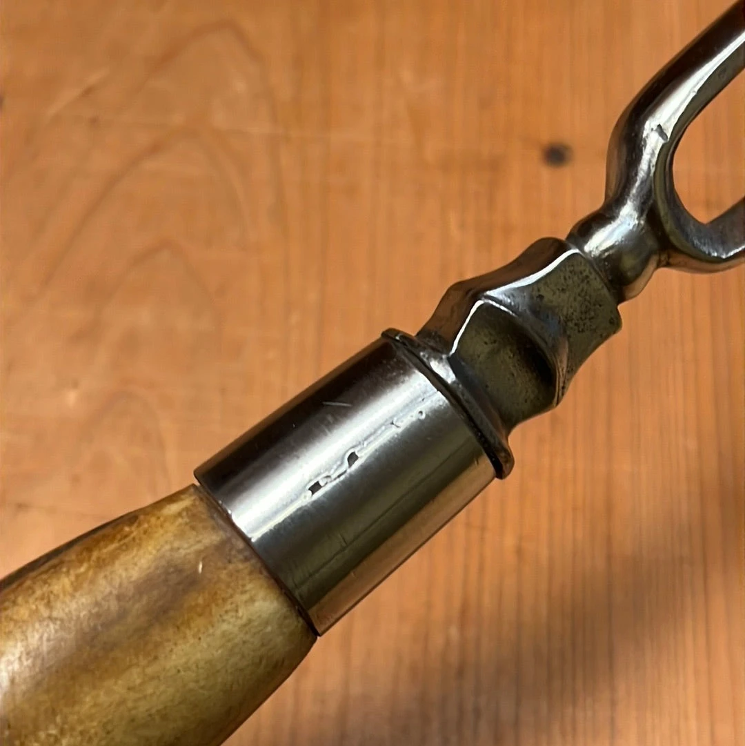 Vintage Handforged 5.5" Bayonet Carving Fork Stag Handle Gothic Style - Image 6