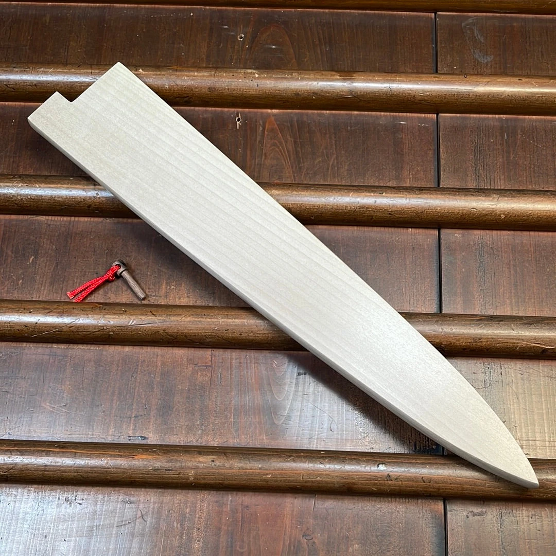 Hitohira Mumei 270mm Sujihiki Saya - Ho Wood