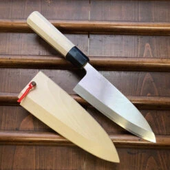 Hitohira Kikuchiyo Manzo 165mm Deba Aogami 2 Ho Wood With Saya