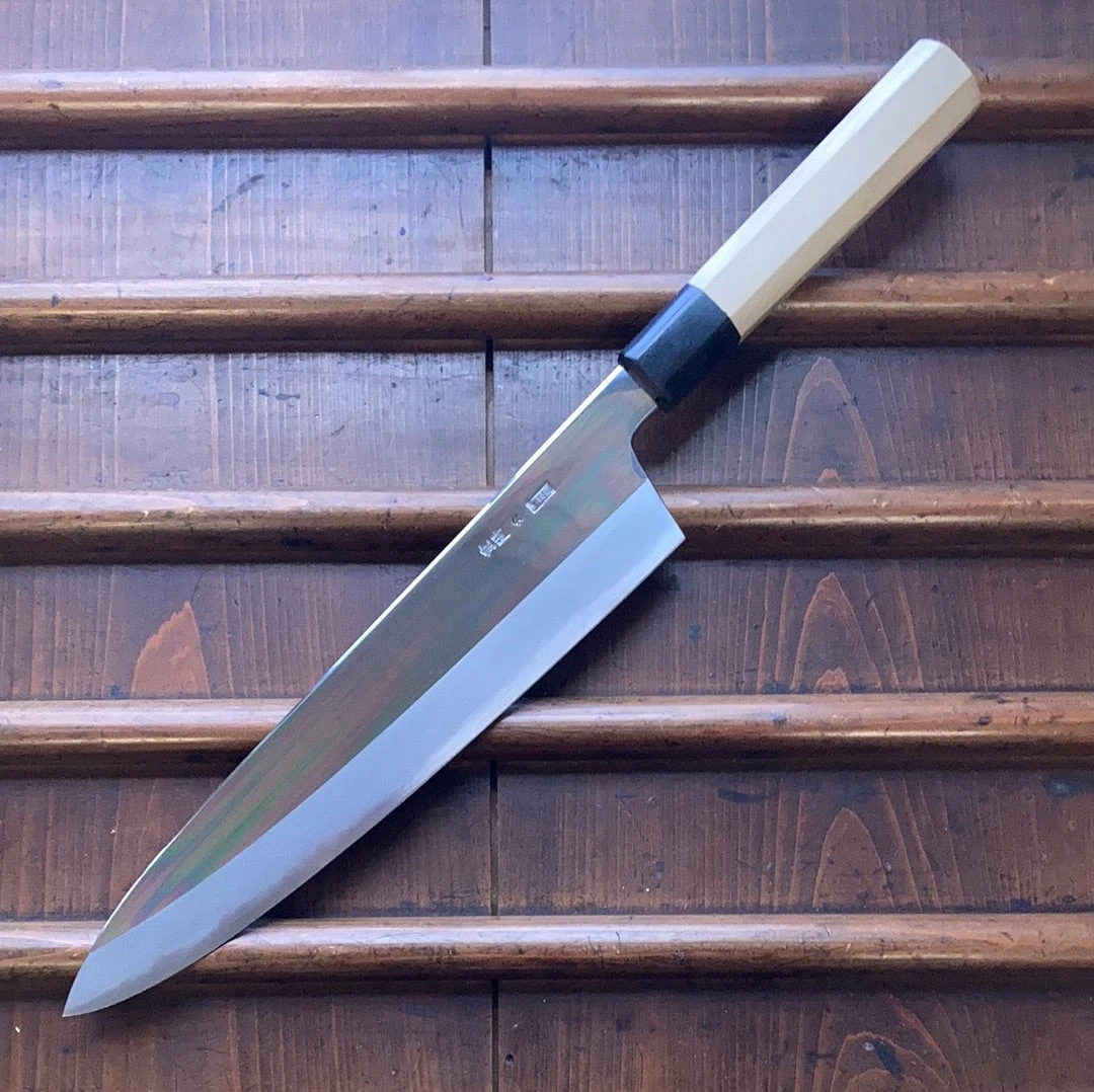 Sakai Kikumori Choyo 270mm Gyuto Aogami 1 With Saya - Image 3