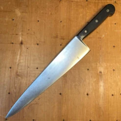 Vintage J A Henckels 12" Hand Forged Carbon Steel Chef Knife Model 108 1920's-30's