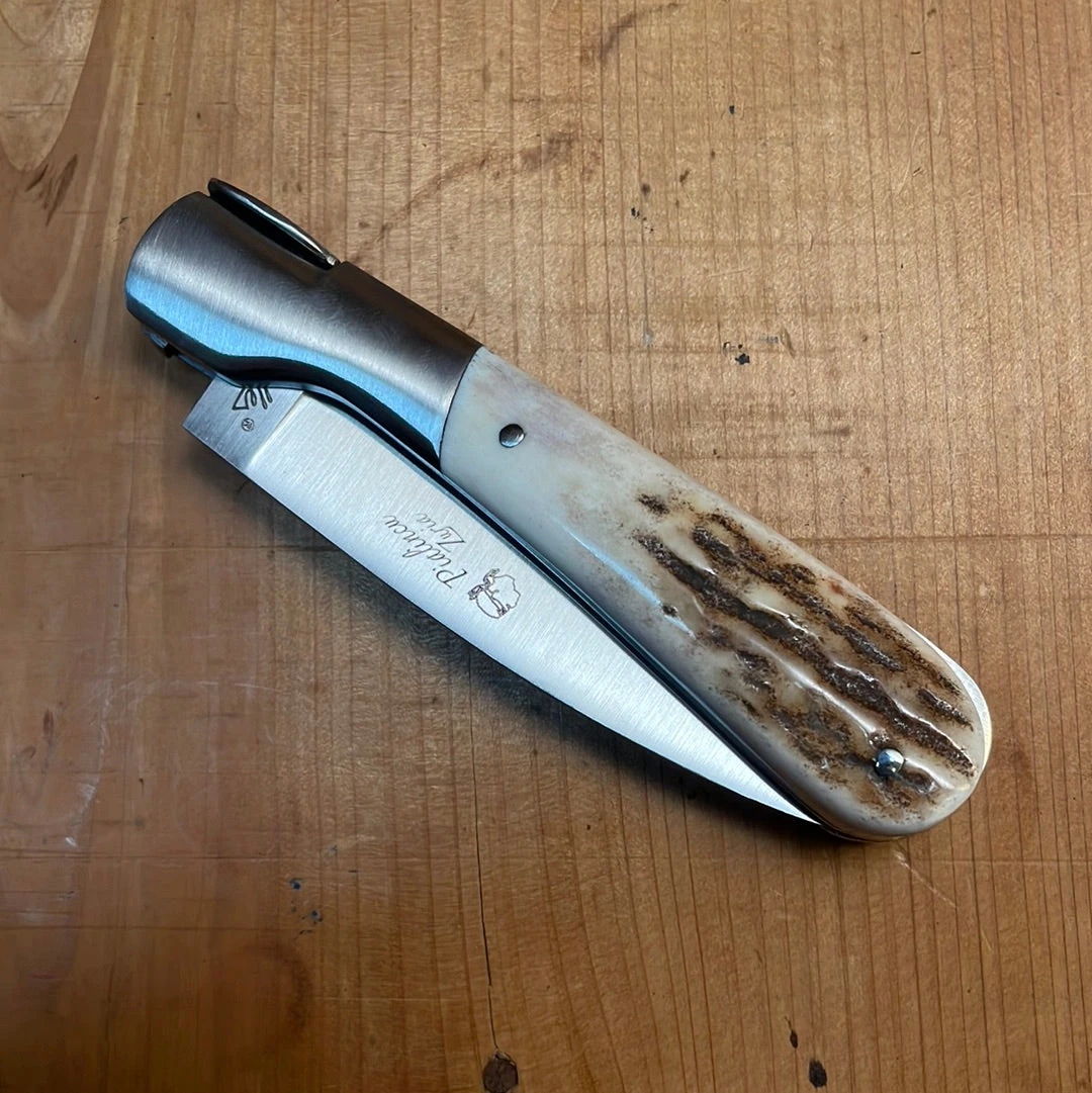 Fontenille Pataud Pialincu 10.5cm Pocket Knife Stag Lockback - Image 8