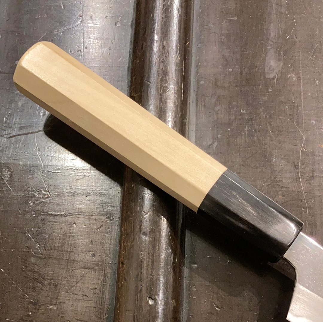 Sakai Kikumori Choyo 135mm Kiritsuke Petty Aogami 1 With Saya - Image 4