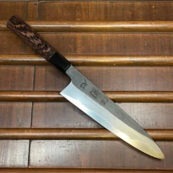 Hatsukokoro Yoake 210mm Gyuto Aogami 1 Kurouchi Wenge Handle