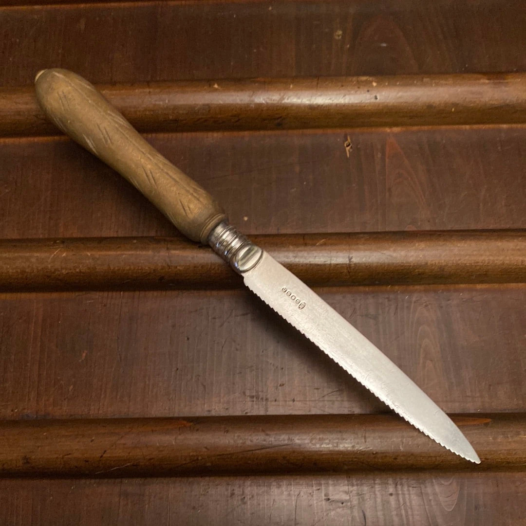 Vintage John Sanderson & Son Lemon Knife Silverplate Sheffield 1887-1927 - Image 2