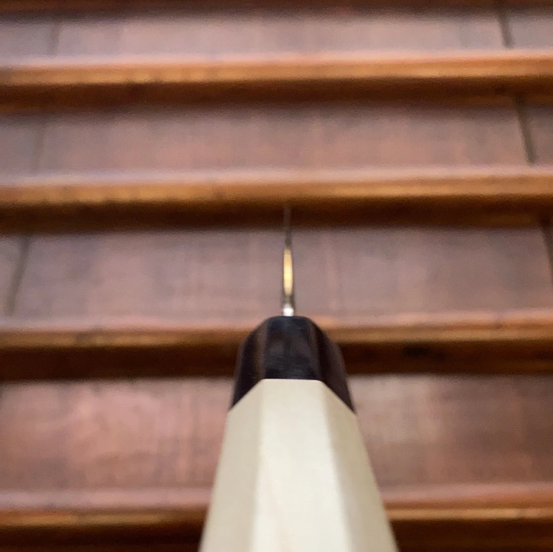 Sakai Kikumori Kikuzuki Uzu 135mm Kiritsuke Petty Aogami 1 With Saya - Image 11