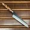 Nigara Hamono SG2 170mm Honesuki Kaku Kurouchi Tsuchime Stabilized Maple Burl Western Handle