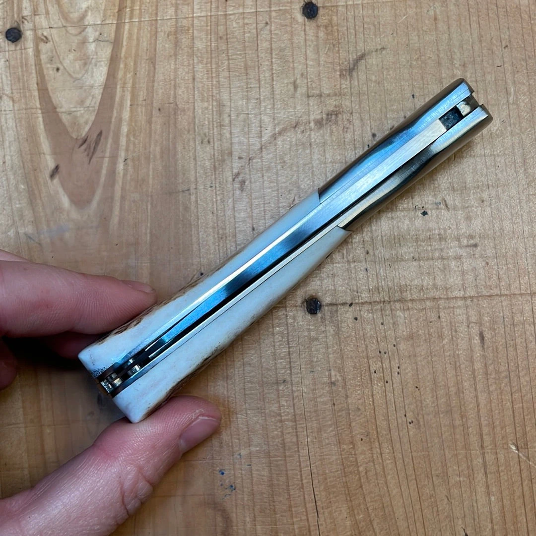 Fontenille Pataud Pialincu 10.5cm Pocket Knife Stag Lockback - Image 7