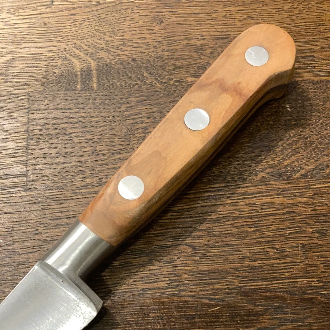 K Sabatier Authentique 12" Flexible Salmon Slicer Stainless Olive - Image 3