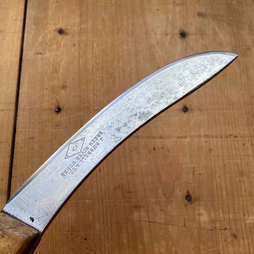 Vintage J Russell Green River Works 6” Skinning Knife Carbon 1884-1920’s - Image 8