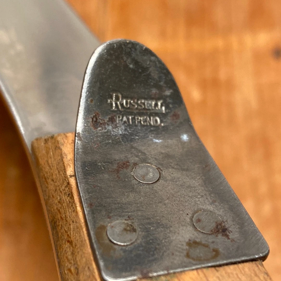 Vintage J Russell Green River Works 6” Skinning Knife Carbon 1920’s - Image 8