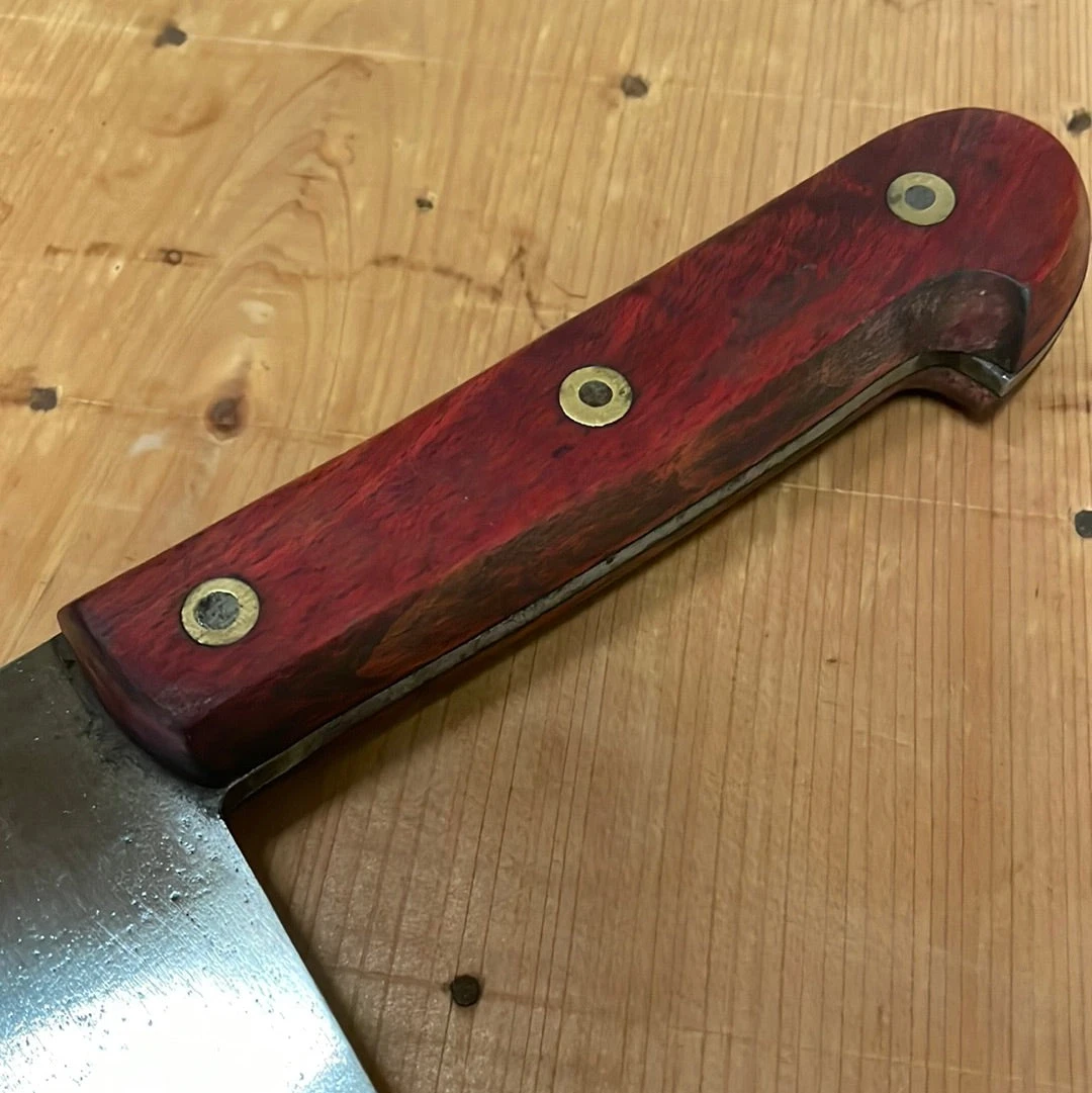 Vintage Le Cobaye 7.25” Cleaver Carbon Steel France 20.9 Oz - Image 3