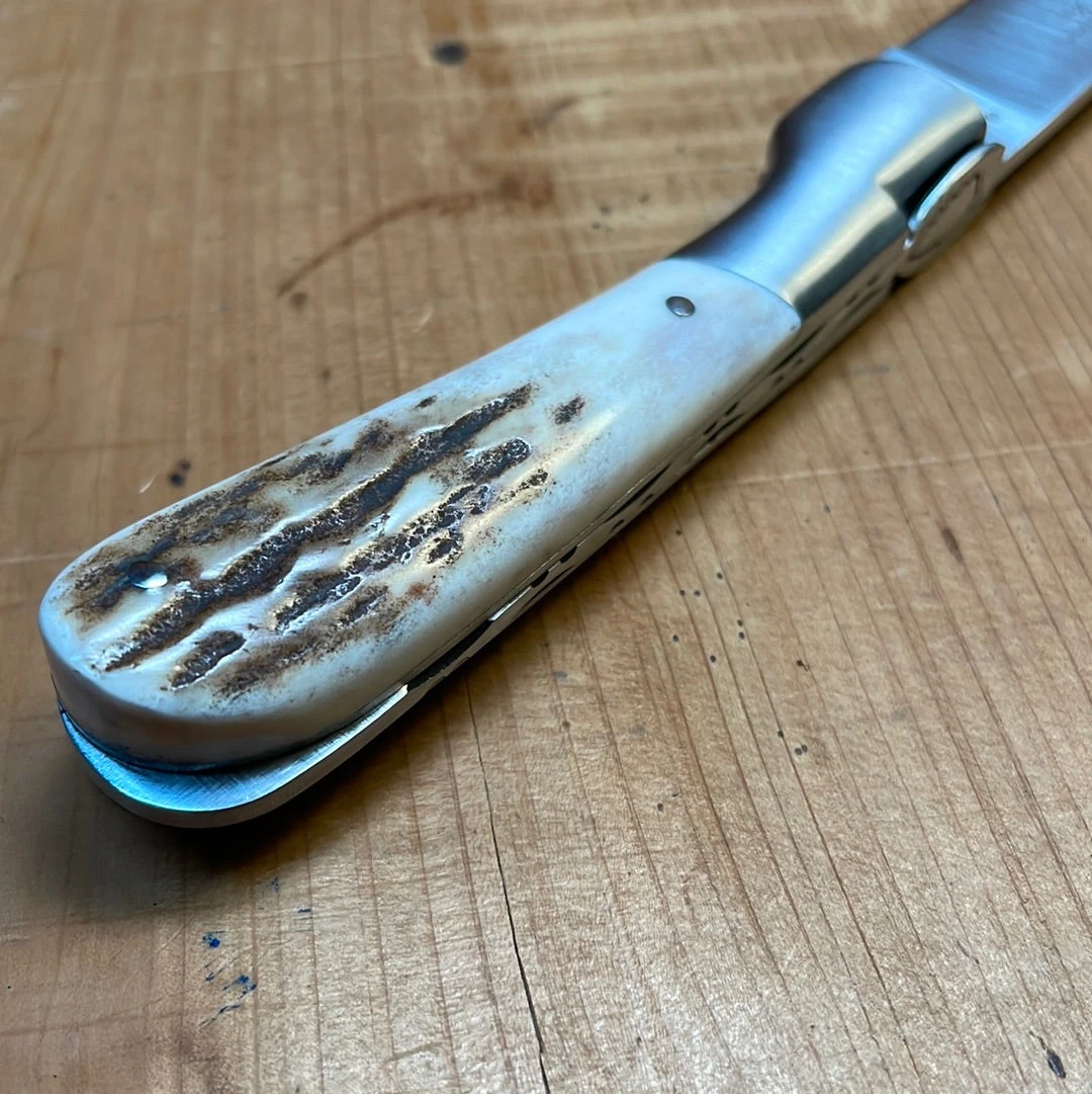 Fontenille Pataud Pialincu 10.5cm Pocket Knife Stag Lockback - Image 6