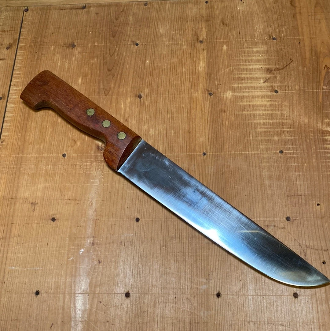 Vintage Pradel 8.75” Boucher Stainless W Rosewood - Image 2