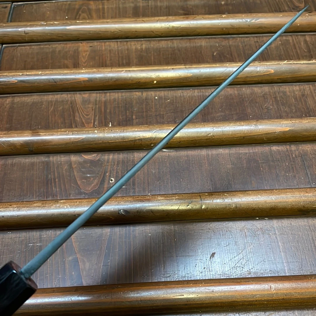 Hatsukokoro Shinkiro 210mm Gyuto Aogami Super Nihei Damascus Kurouchi Wenge - Image 6