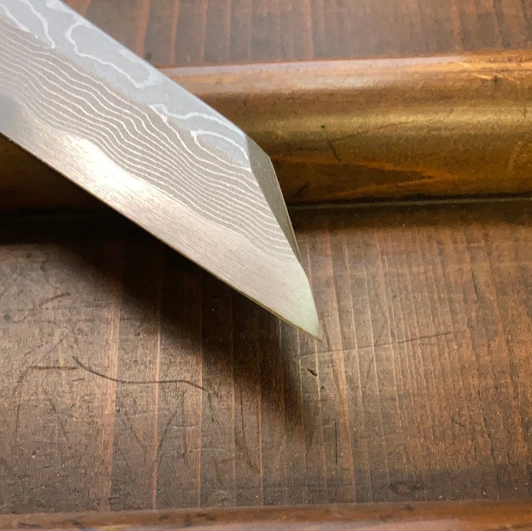 Sakai Kikumori Kikuzuki Uzu 270mm Kiritsuke Yanagi Aogami 1 With Saya - Image 6
