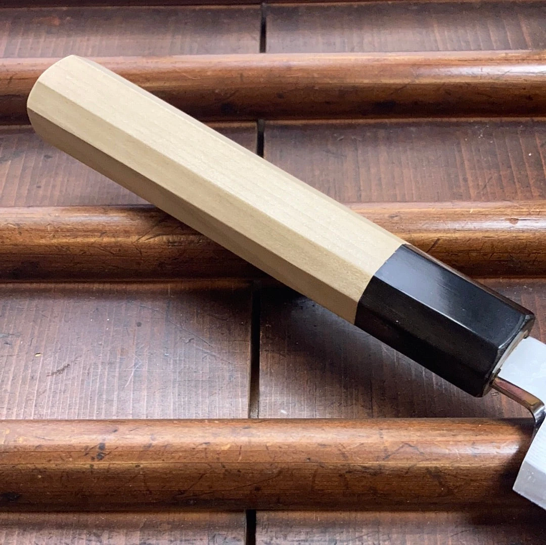 Sakai Kikumori Kikuzuki Uzu 300mm Kiritsuke Yanagi Aogami 1 With Saya - Image 4