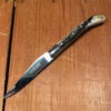 Fontenille Pataud Laguiole Le Pocket 10cm Pocket Knife Dark Ram Horn Lockback