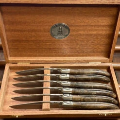 Fontenille Pataud Laguiole Steak Knife Set Of 6 Walnut