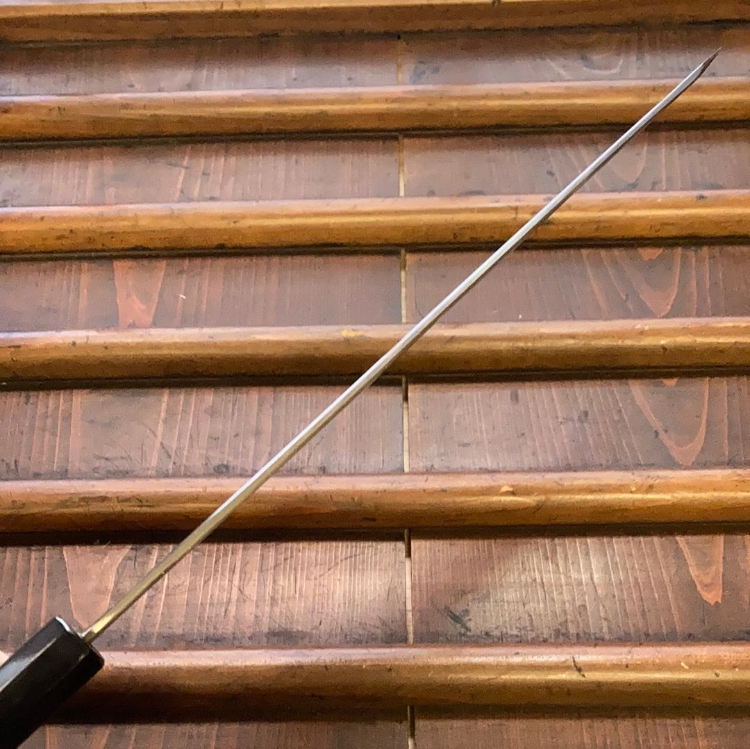 Sakai Kikumori Kikuzuki Uzu 270mm Kiritsuke Yanagi Aogami 1 With Saya - Image 10