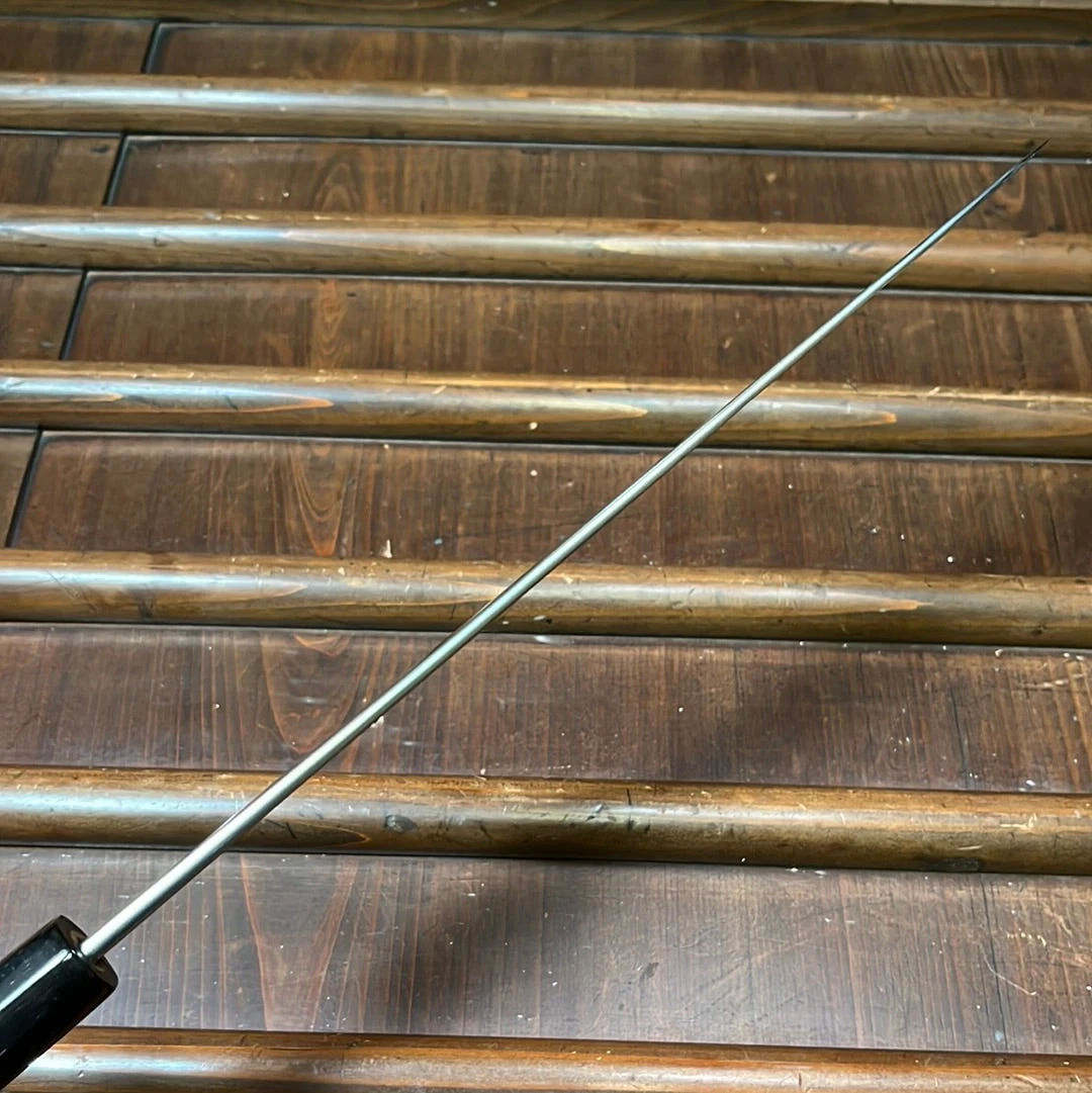 Wakui 240mm Sujihiki Shirogami 2 Suminagashi Chestnut - Image 4