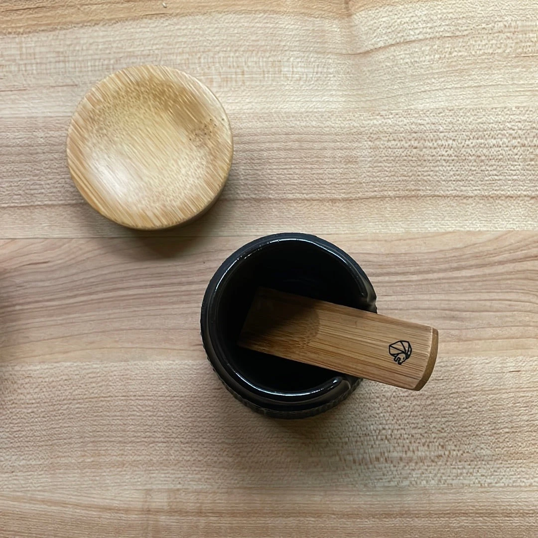 Peugeot Bali Black Cast-Iron Pepper Mill And Its Salt Cellar - Image 3