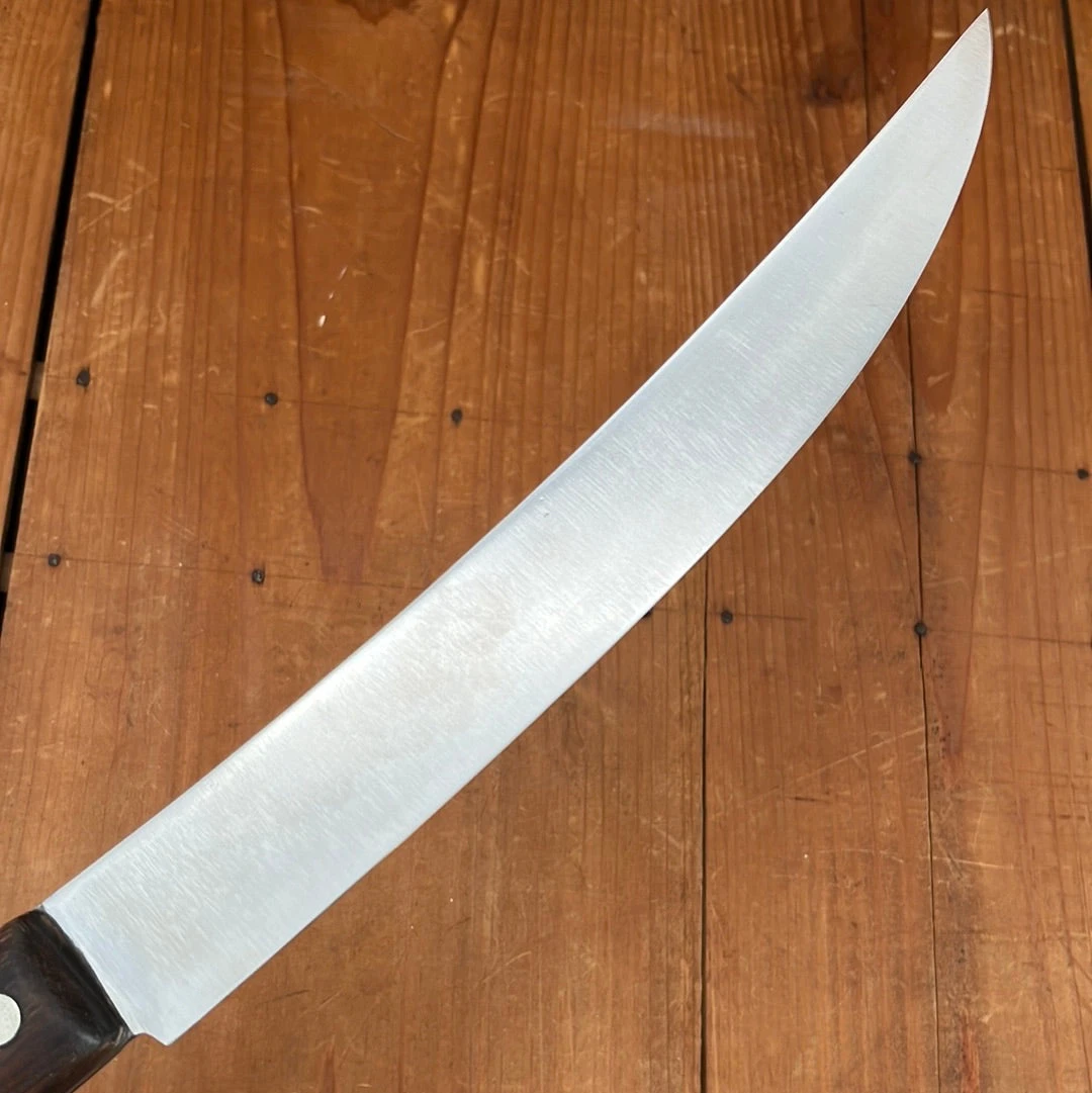 Vintage Dexter 10" Scimitar Carbon Steel Rosewood 1950's-70's - Image 3