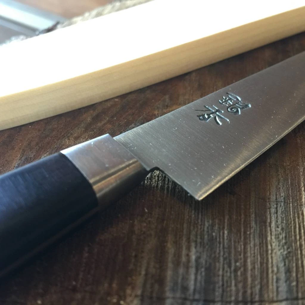 Ashi Hamono Ginga 150mm Honesuki Kaku Swedish Stainless Western Handle - Image 2