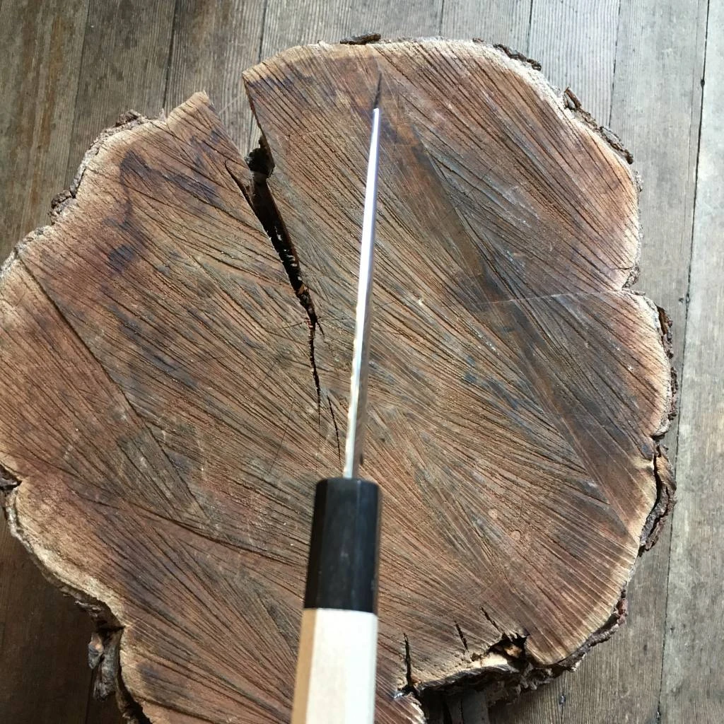 Ashi Hamono Ginga 150mm Wa-Honesuki Kaku Swedish Stainless - Image 3